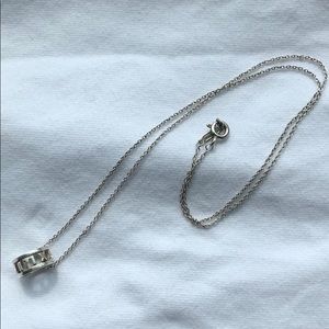 Tiffany & Co. Atlas Open Pendant Necklace